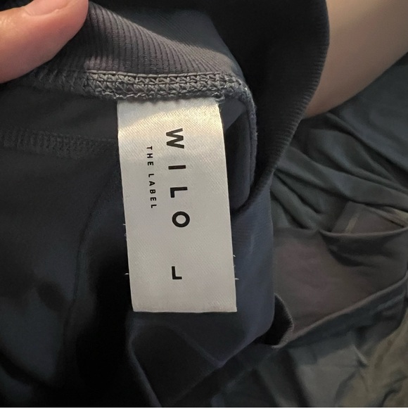 Wilo Ribbed High Rise Leggings Dark Grey - Picture 10 of 11